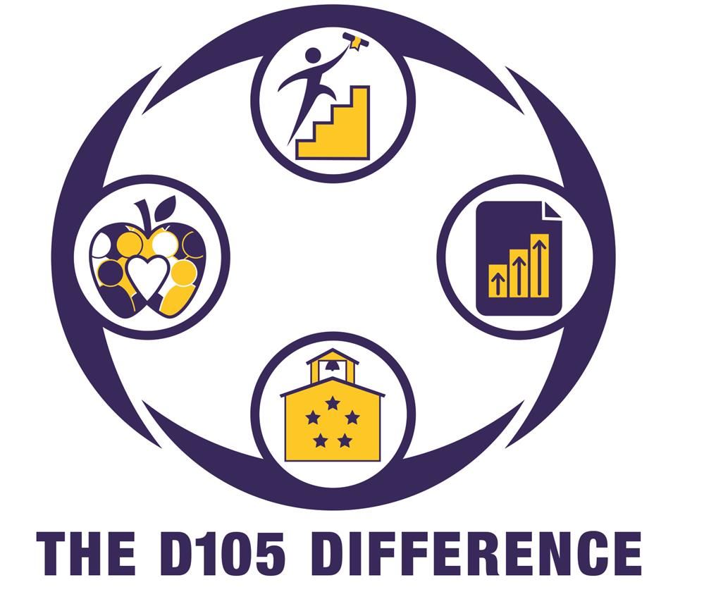  District 105 Combination Logo